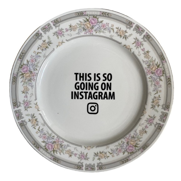 Lenny Mud This is So Going on Instagram Decorative Plate Funny Gag Gift - Picture 1 of 7